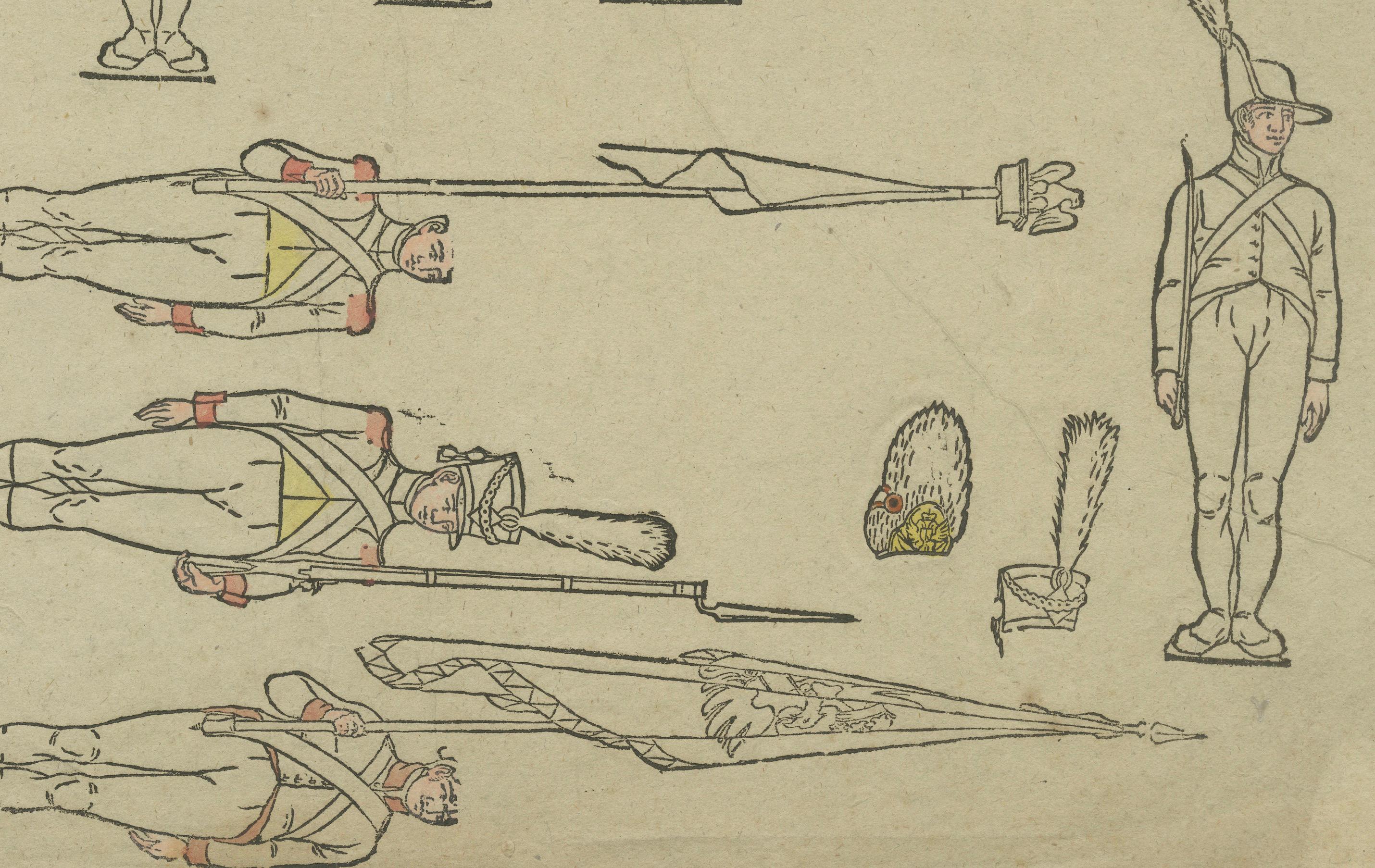 French Revolutionary Infantry – Uniforms, Drummers and Standards, c.1795
