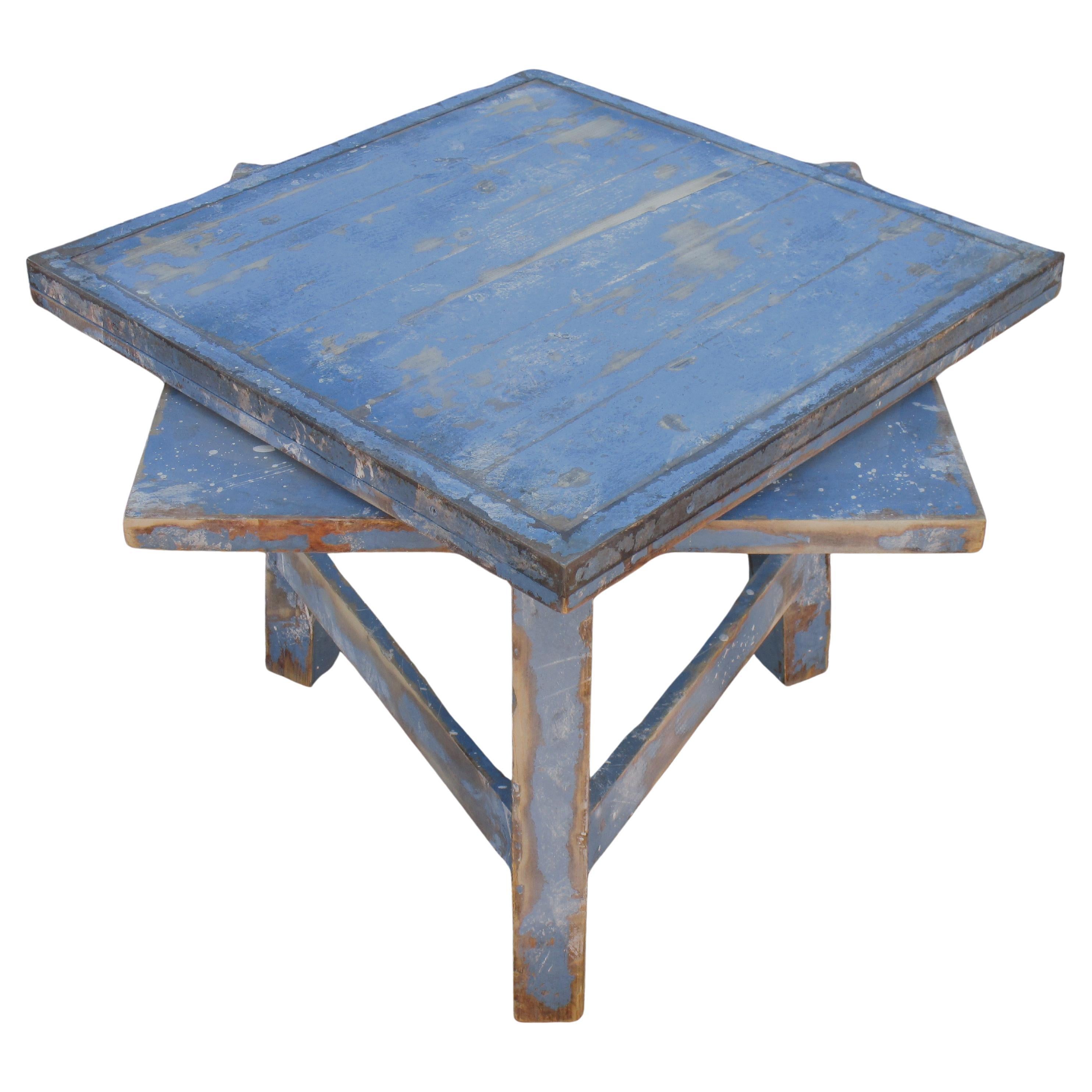 Fait main Table de sculpteur à plateau tournant en vente