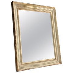 French Ribble Frame Mirror ca. 1900 French Ribble Frame Mirror ca. 1900