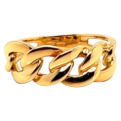 Anillo Francés 4 Anillos Pequeños Trenzados Oro Amarillo 18 Kilates