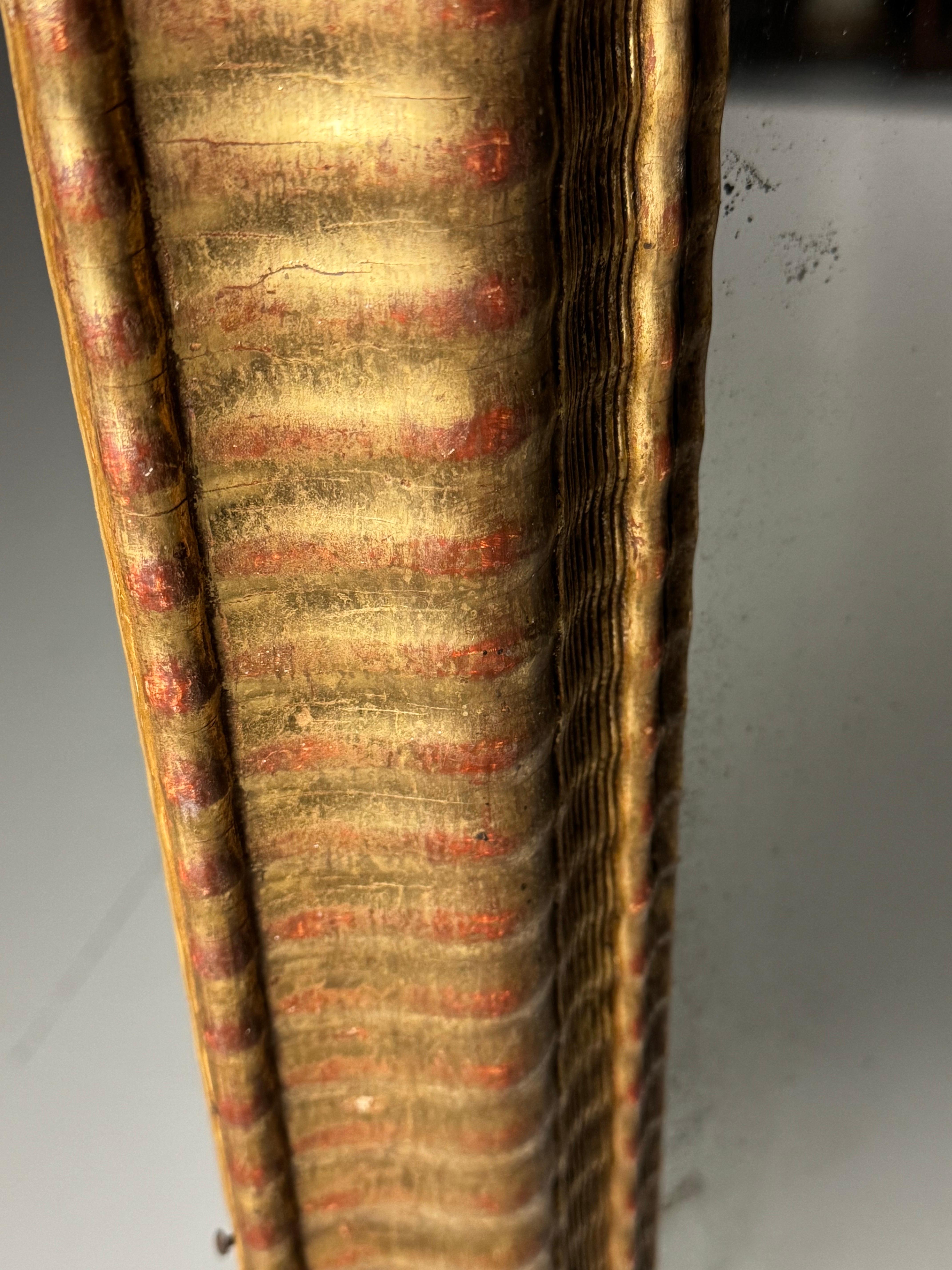 French Ripple Frame Mirror 19th century For Sale 7