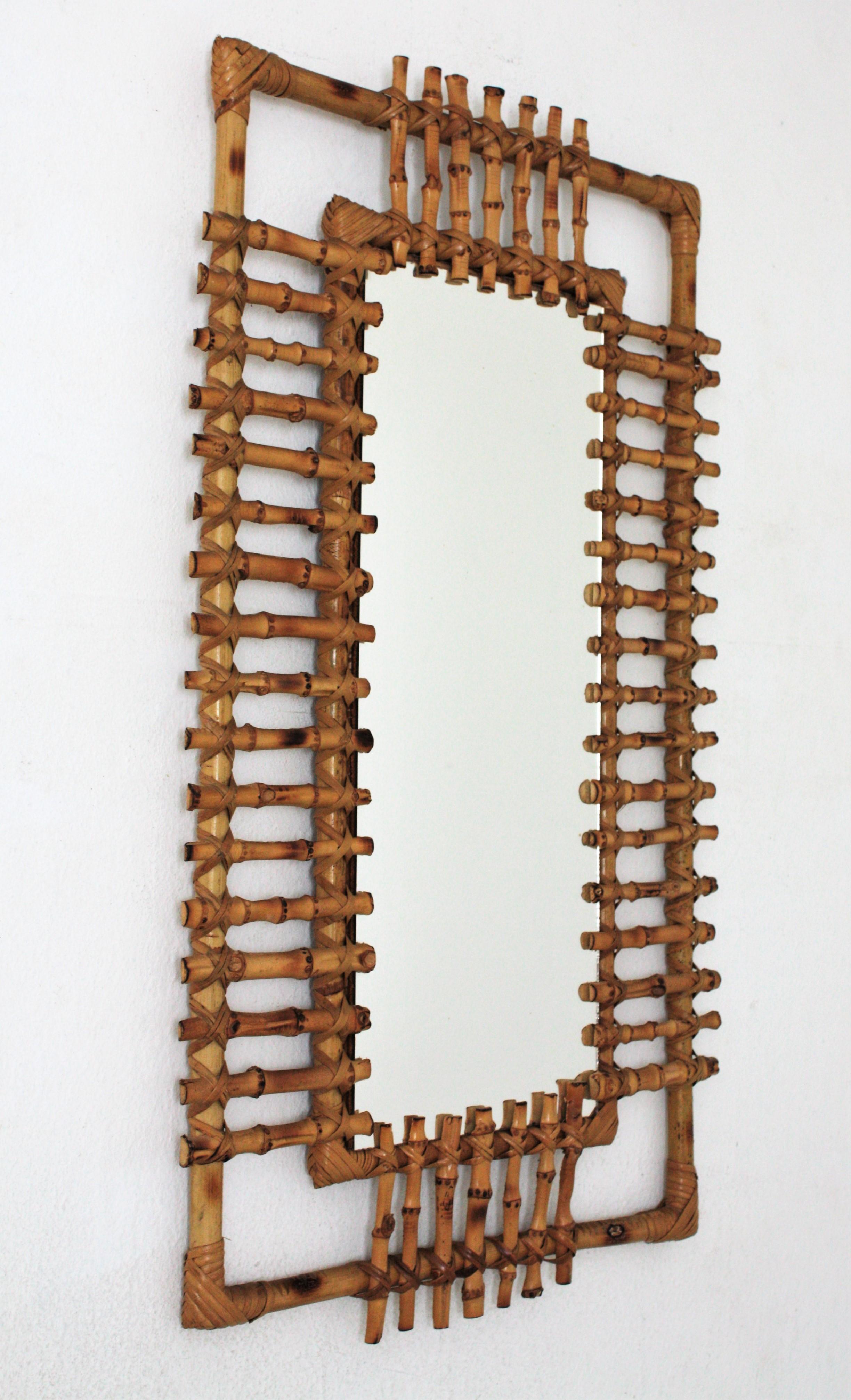 rectangular starburst mirror