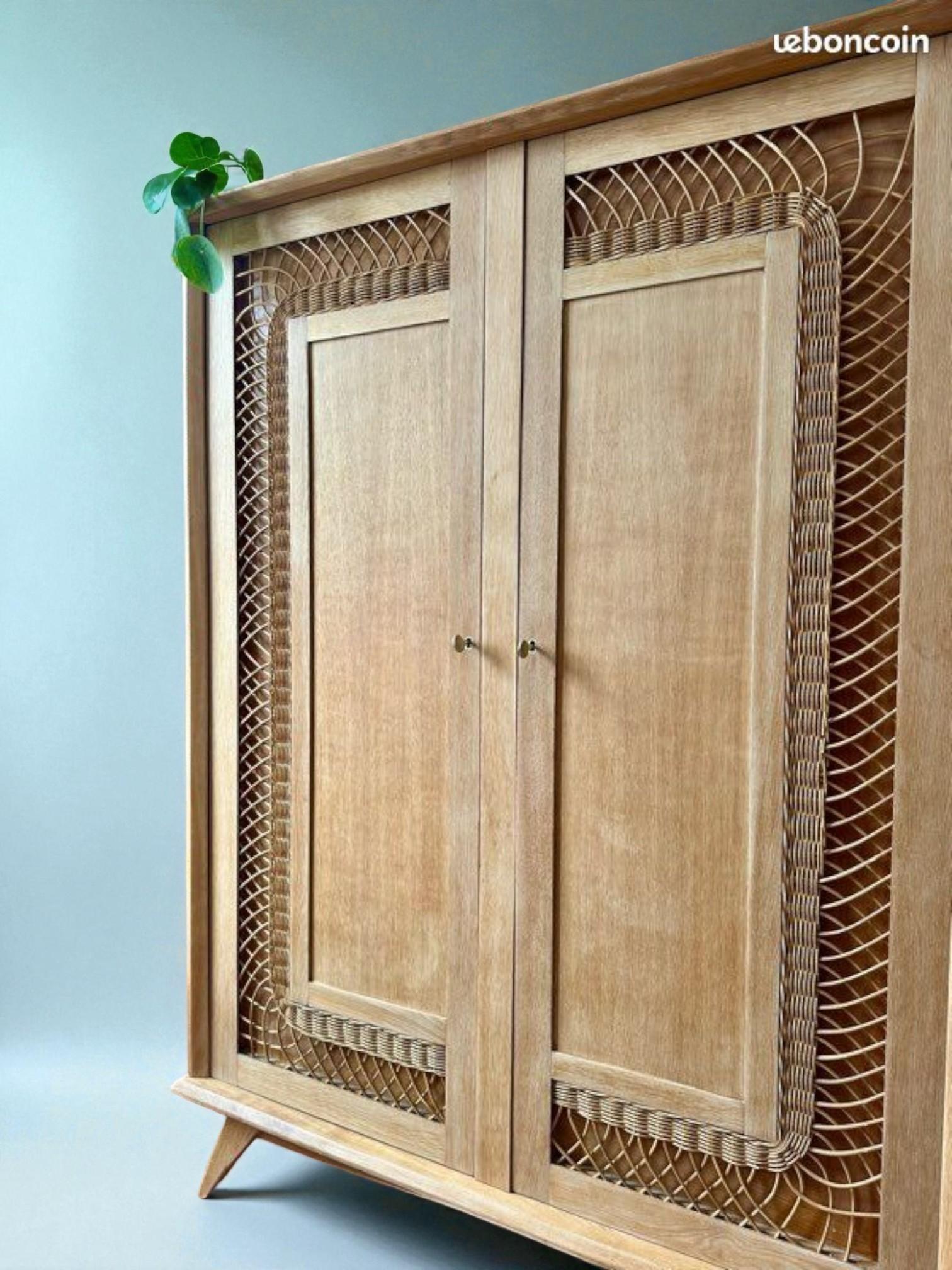 Französische Riviera - Kleiderschrank - Eiche - Frankreich im Angebot 10
