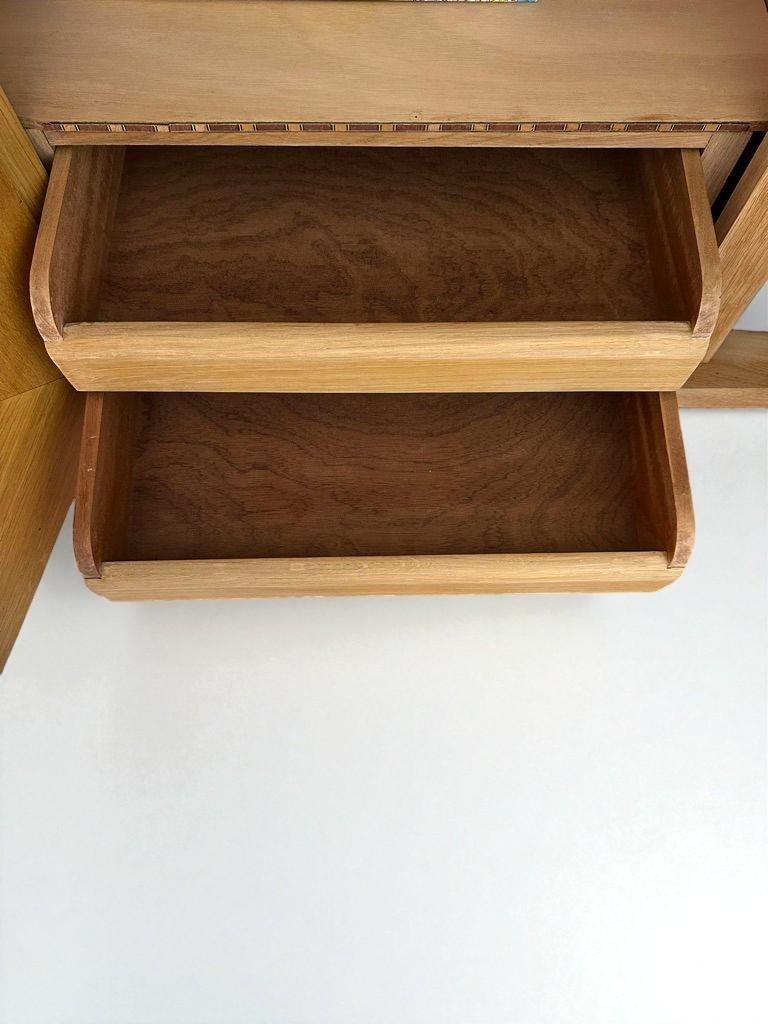 Französische Riviera - Kleiderschrank - Eiche - Frankreich (Mitte des 20. Jahrhunderts) im Angebot