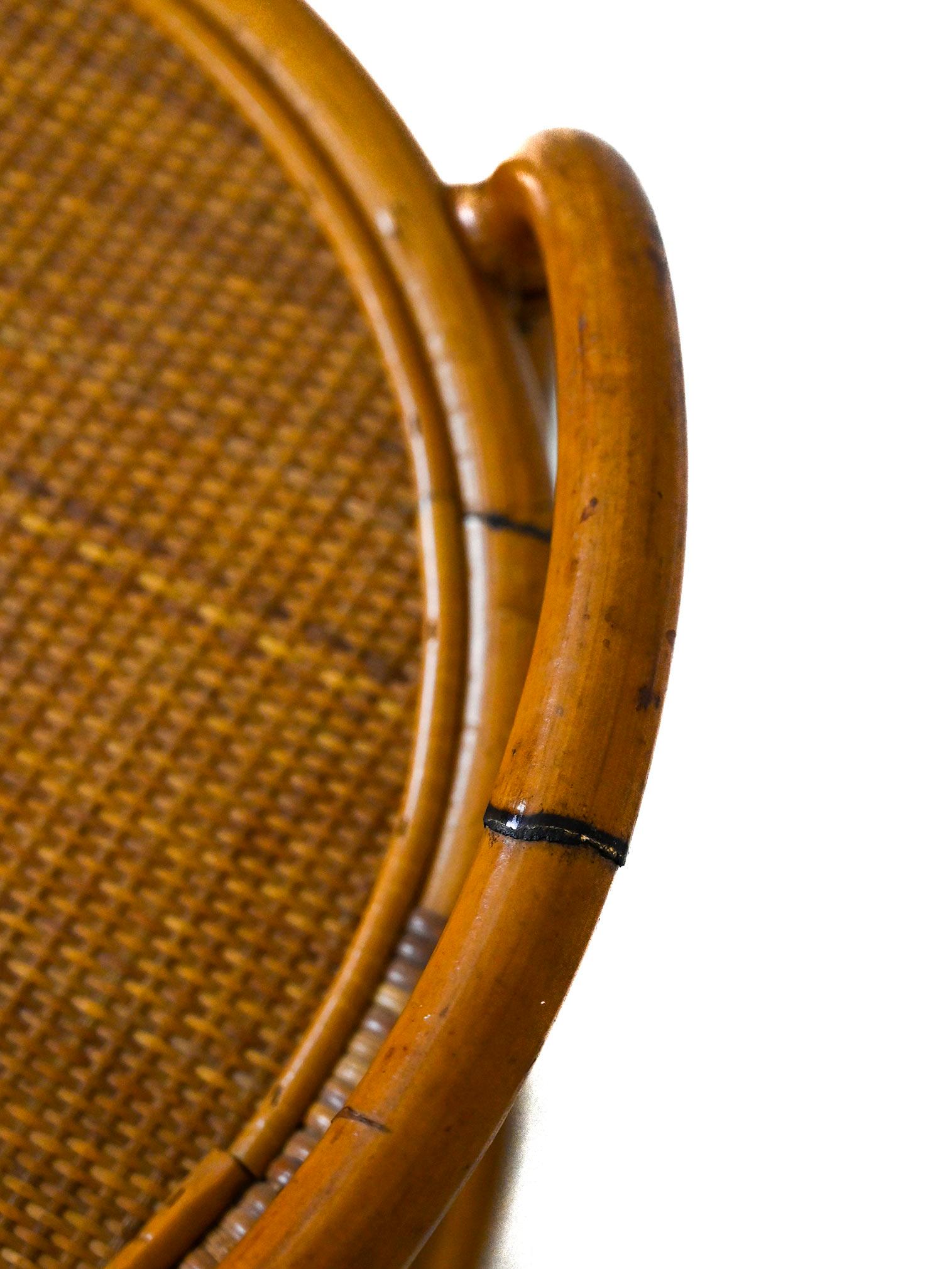 'French Riviera' bamboo and rattan trolley 5