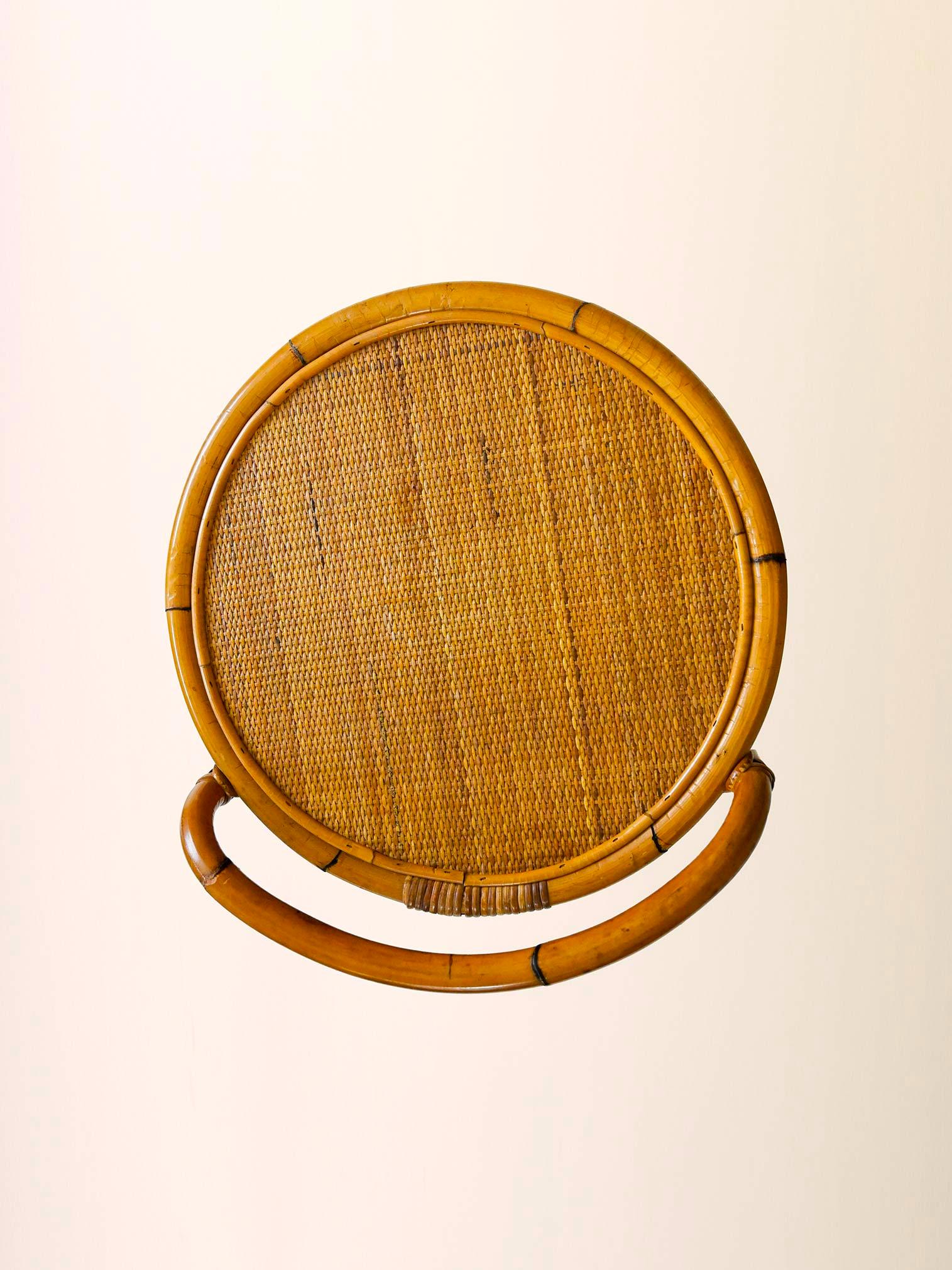 'French Riviera' bamboo and rattan trolley 6
