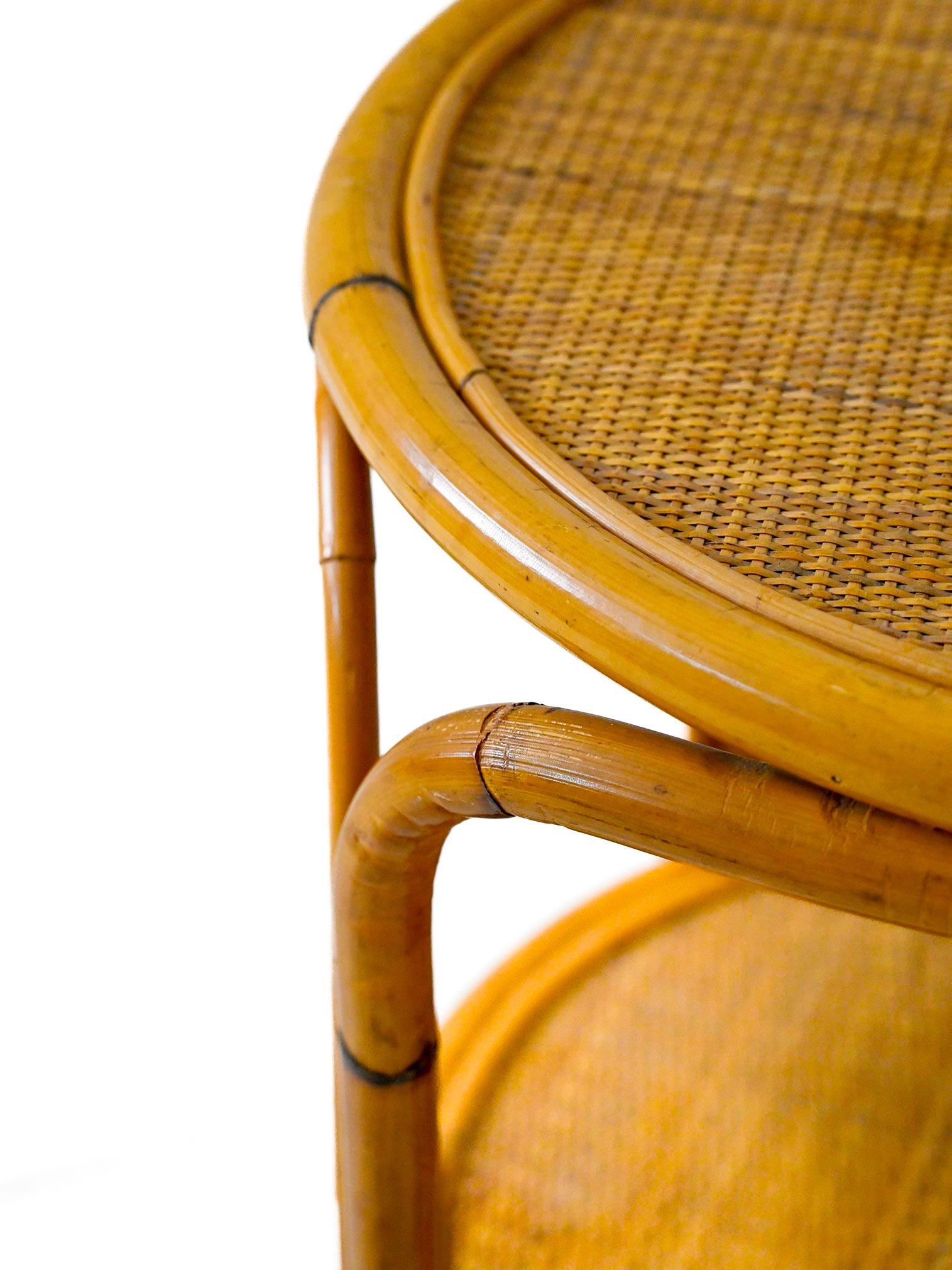 'French Riviera' bamboo and rattan trolley 2
