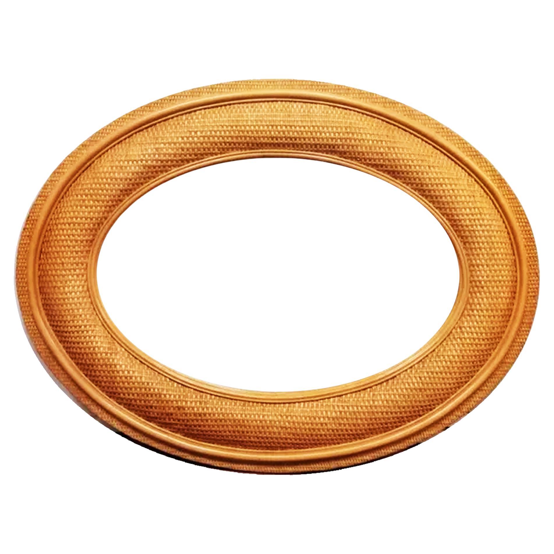 La Côte d'Azur française extra-large rotin naturel, moderne du milieu du siècle 120-90 cm Excellent état - En vente à Mombuey, Zamora