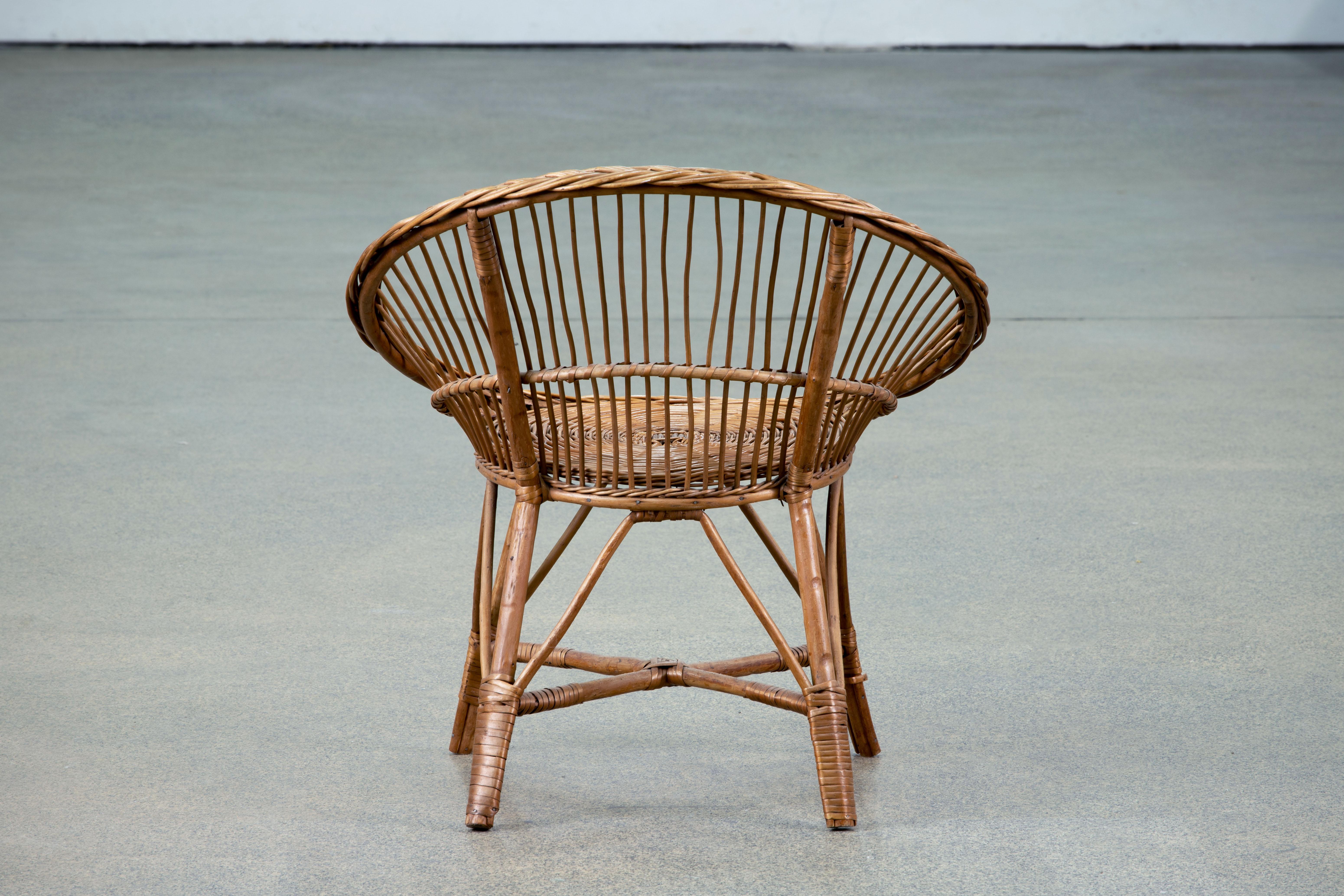 Mid-20th Century French Riviera Organic Lounge Chair, 1960 For Sale