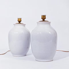 French Riviera style. Hollywood Regency ceramic table lamps, France, 1960s