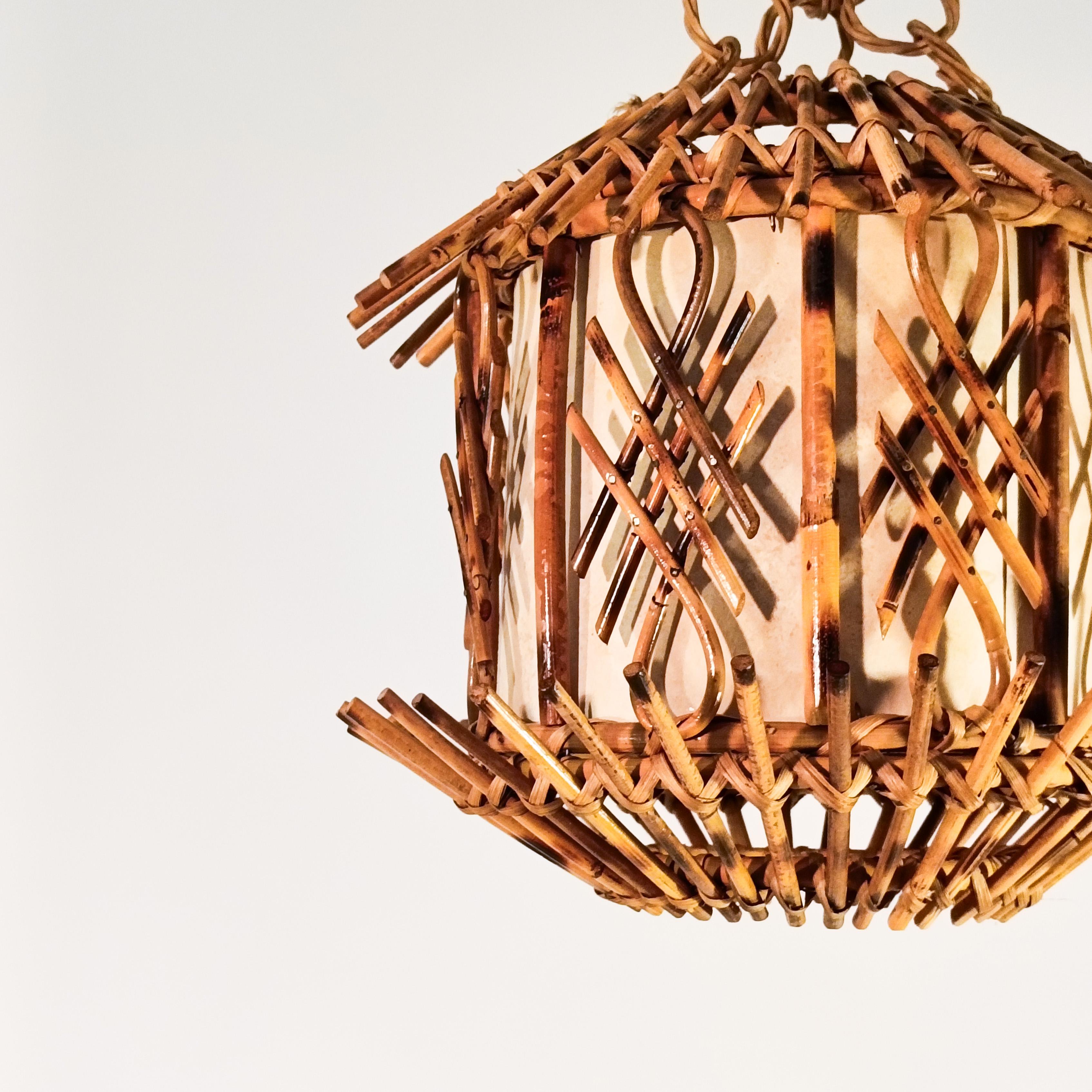 Lampes suspendues de style Riviera française par Louis Sognot, Italie, années 1960 en vente 2