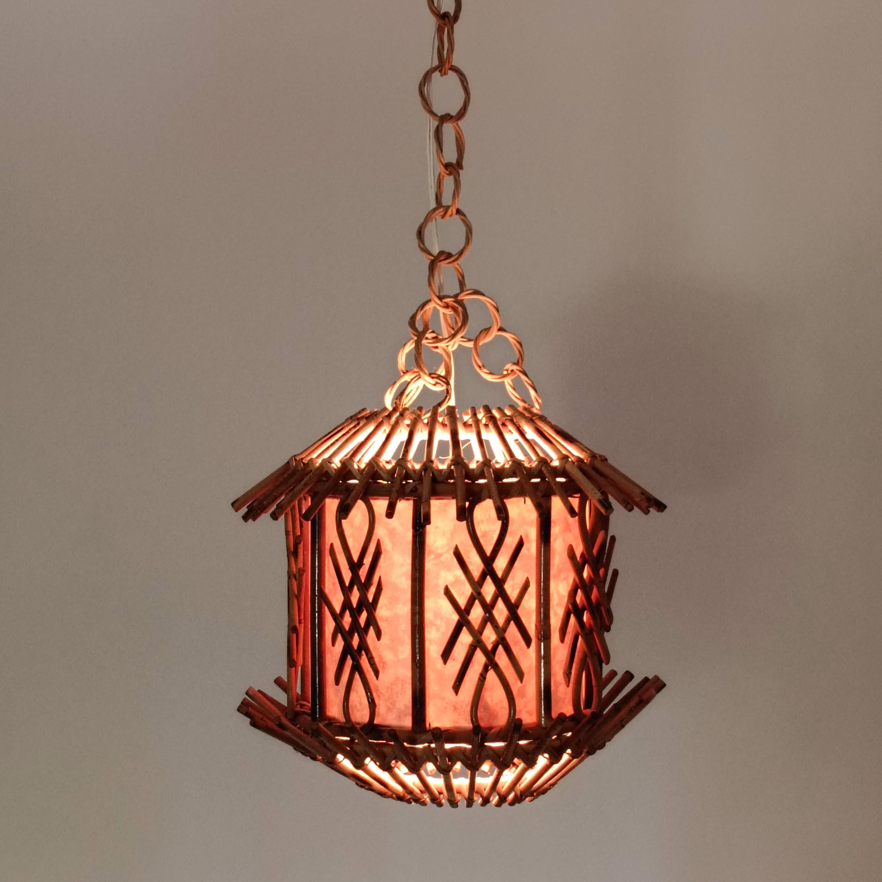 Lampes suspendues de style Riviera française par Louis Sognot, Italie, années 1960 en vente 3