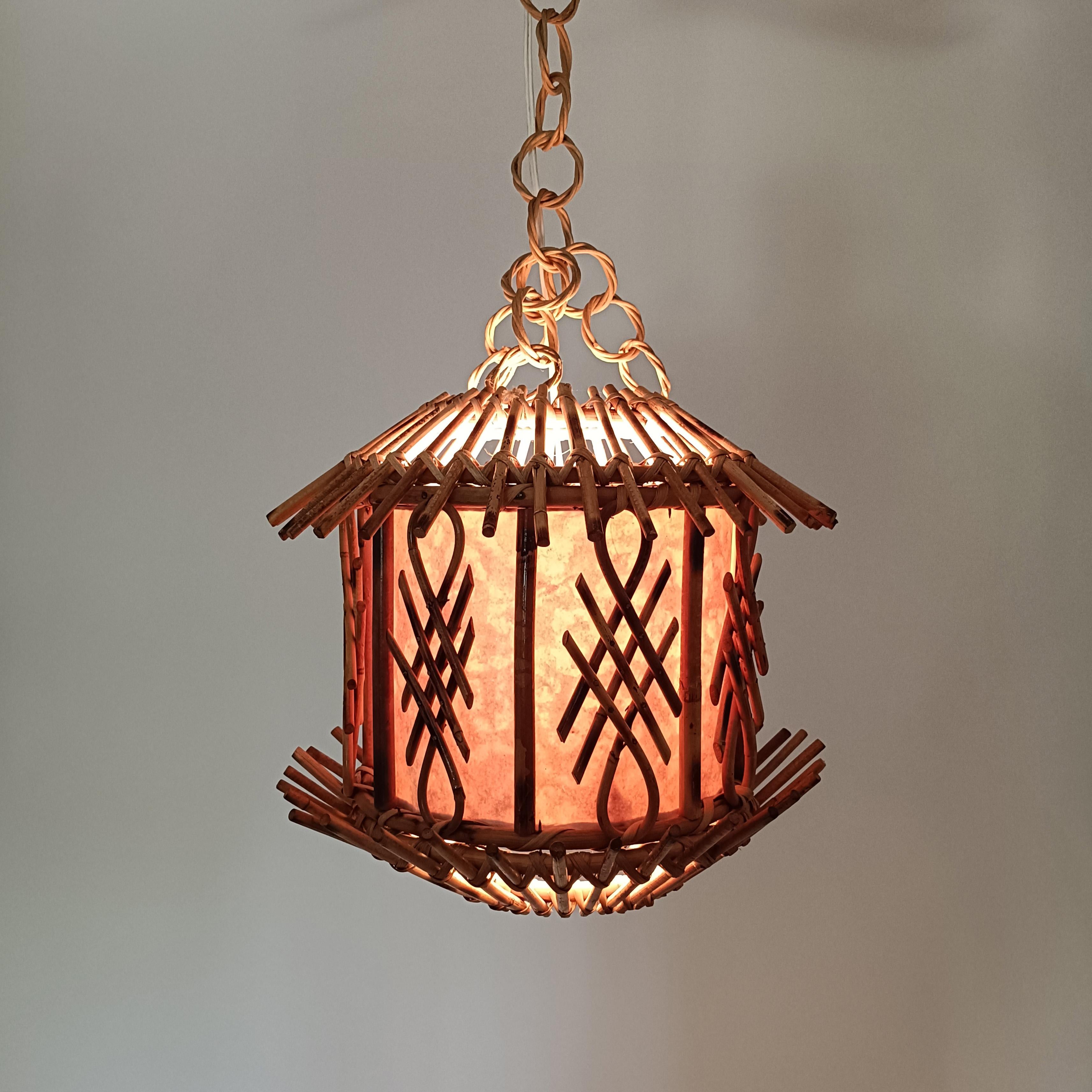 Lampes suspendues de style Riviera française par Louis Sognot, Italie, années 1960 Bon état - En vente à SANT ADRIÀ DE BESÒS, ES