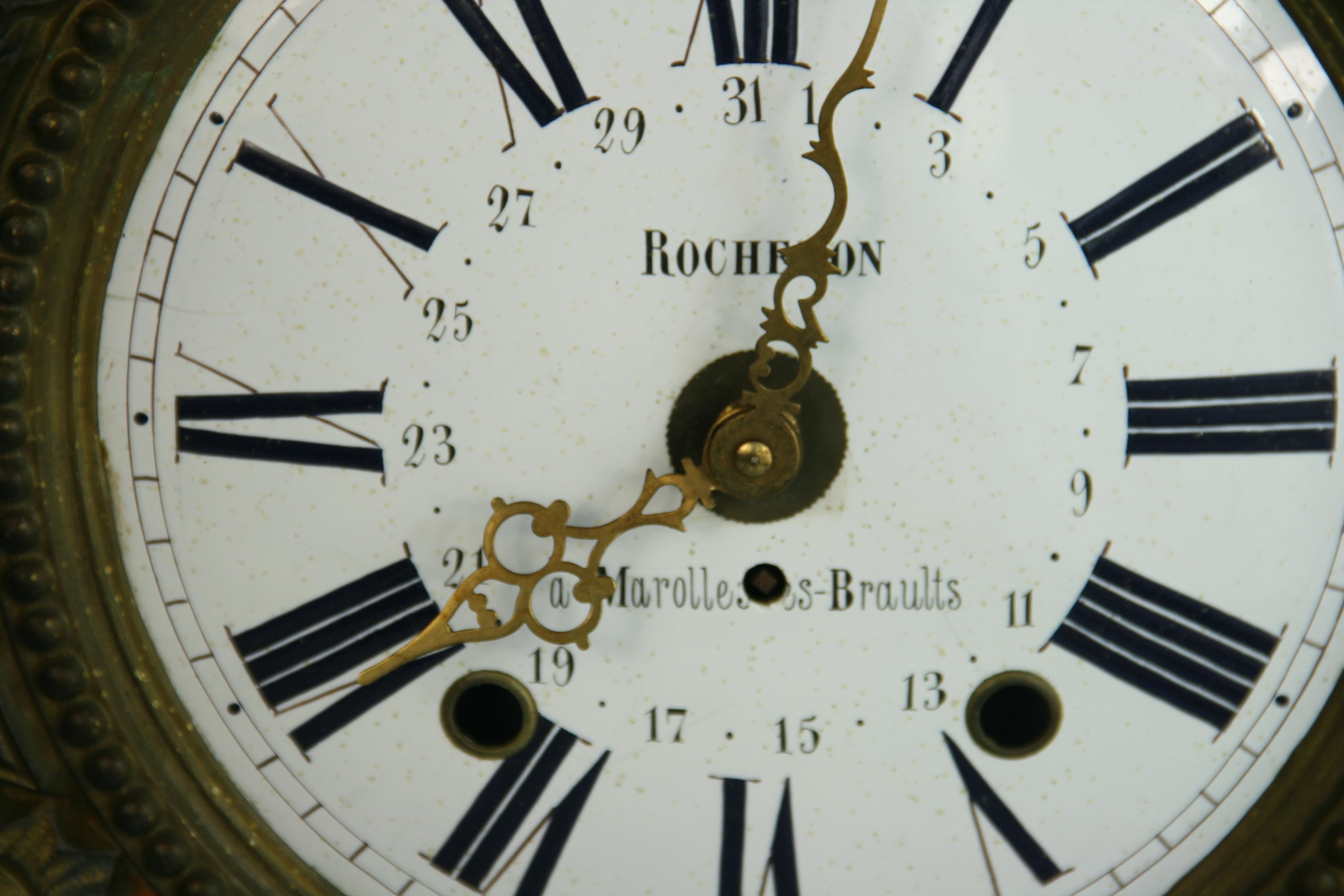 antique french wall clock