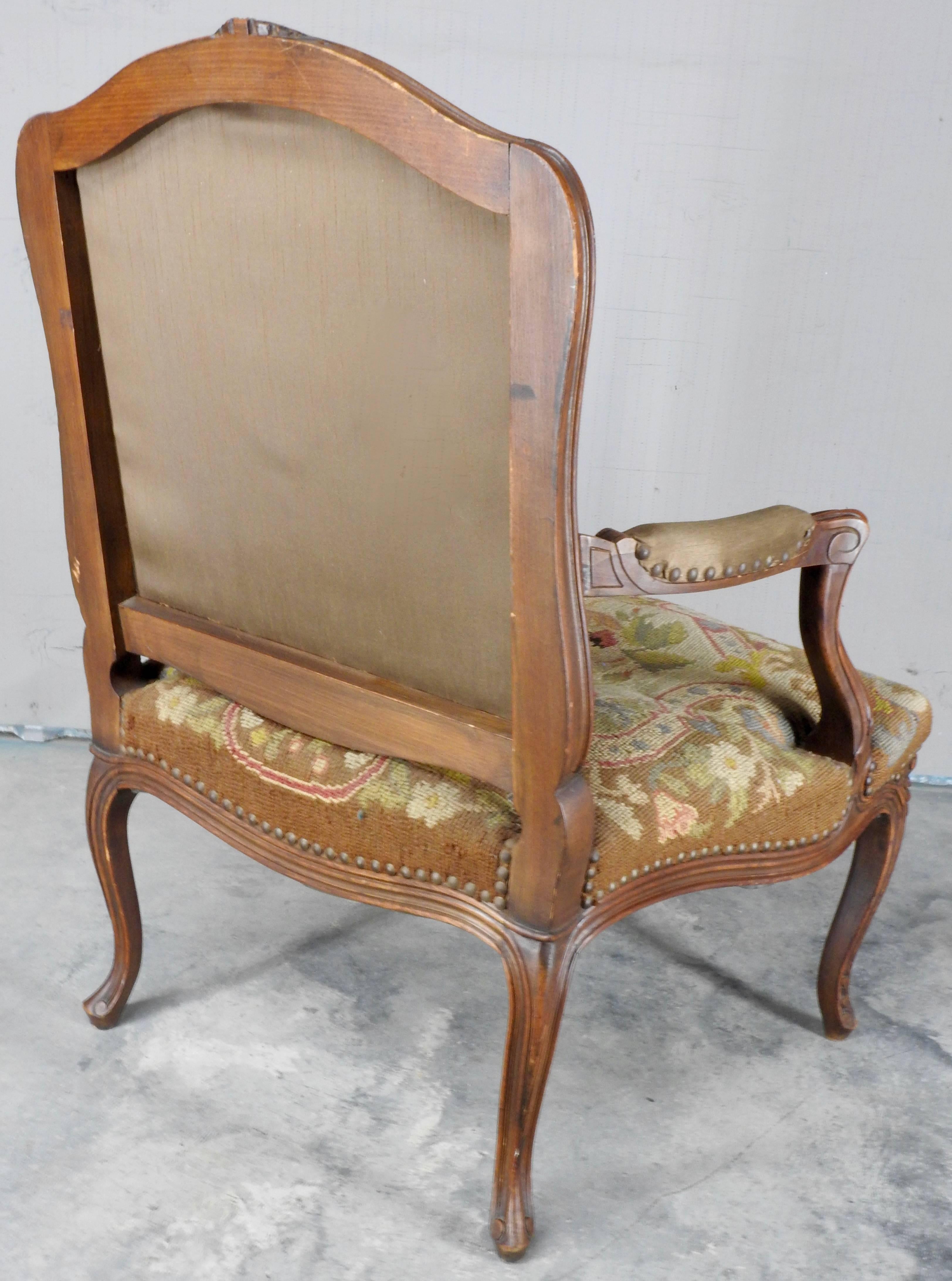 rococo fauteuil chair