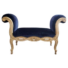 French Rococo Louis XV Cleopatra Style Settee