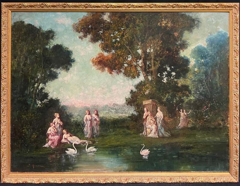 Rococo Landscape Paintings - 44 For Sale at 1stDibs | rococo painting ...