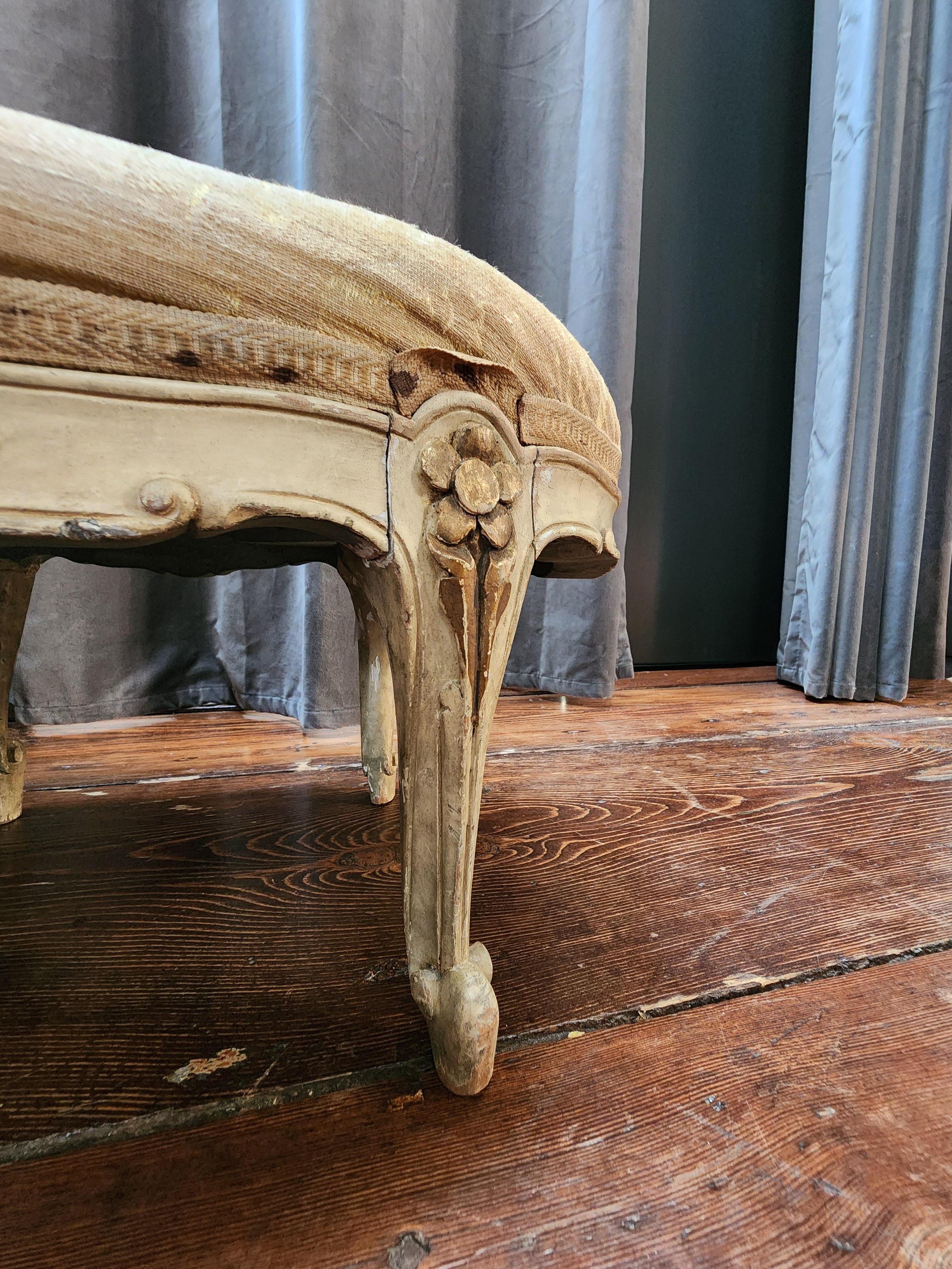 French Foot Stool 19th Century  For Sale 9