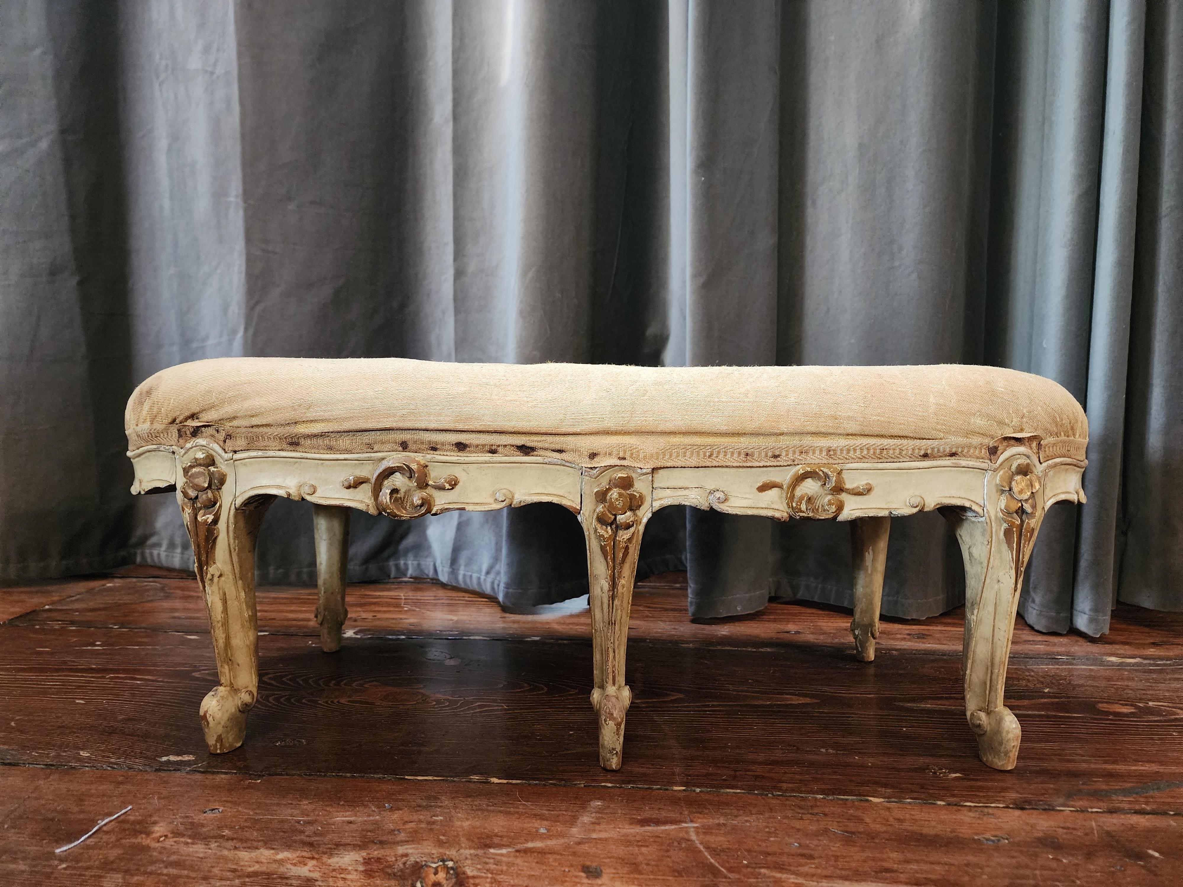 French Foot Stool 19th Century  For Sale 11