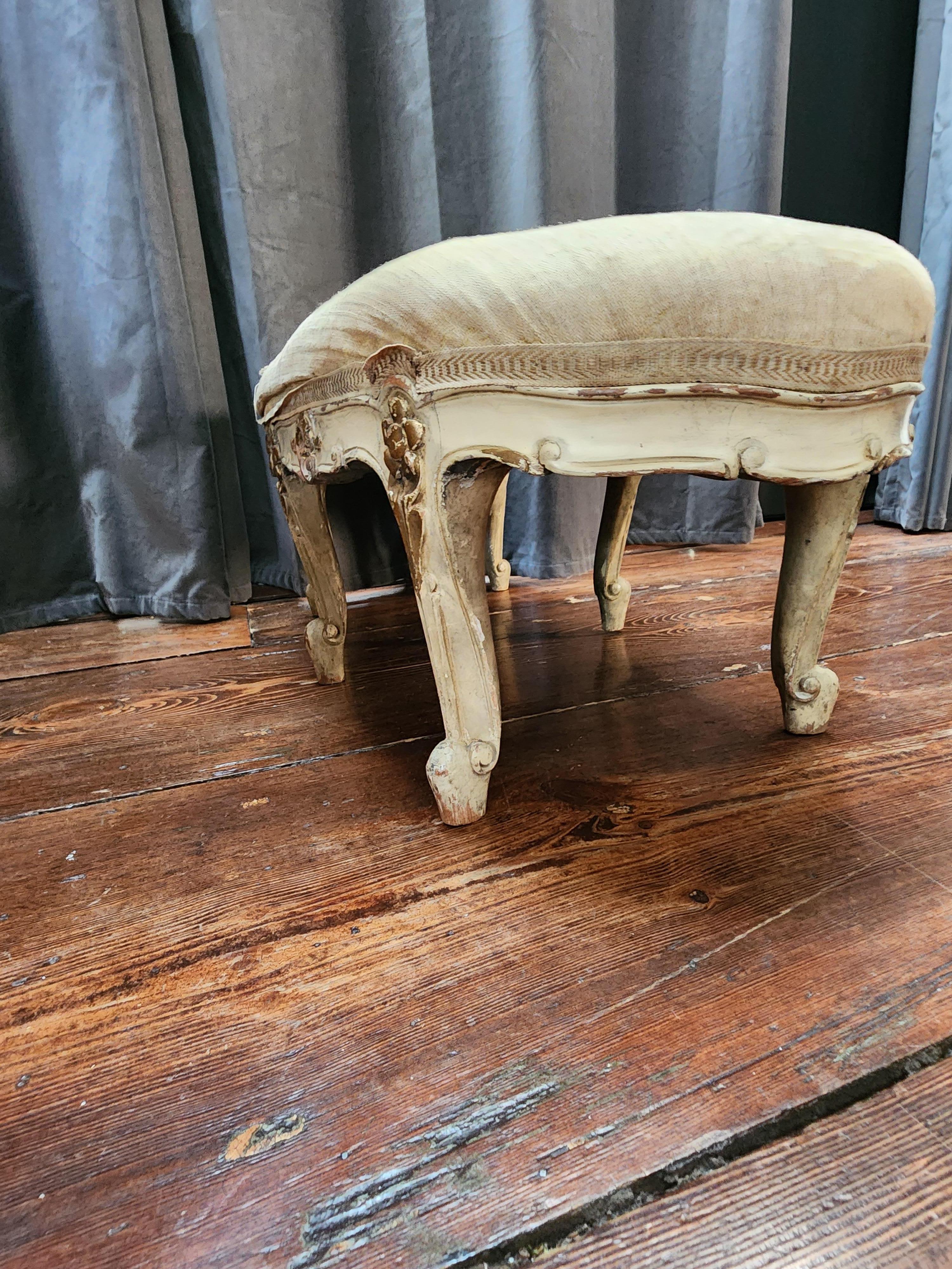 French Foot Stool 19th Century  For Sale 2