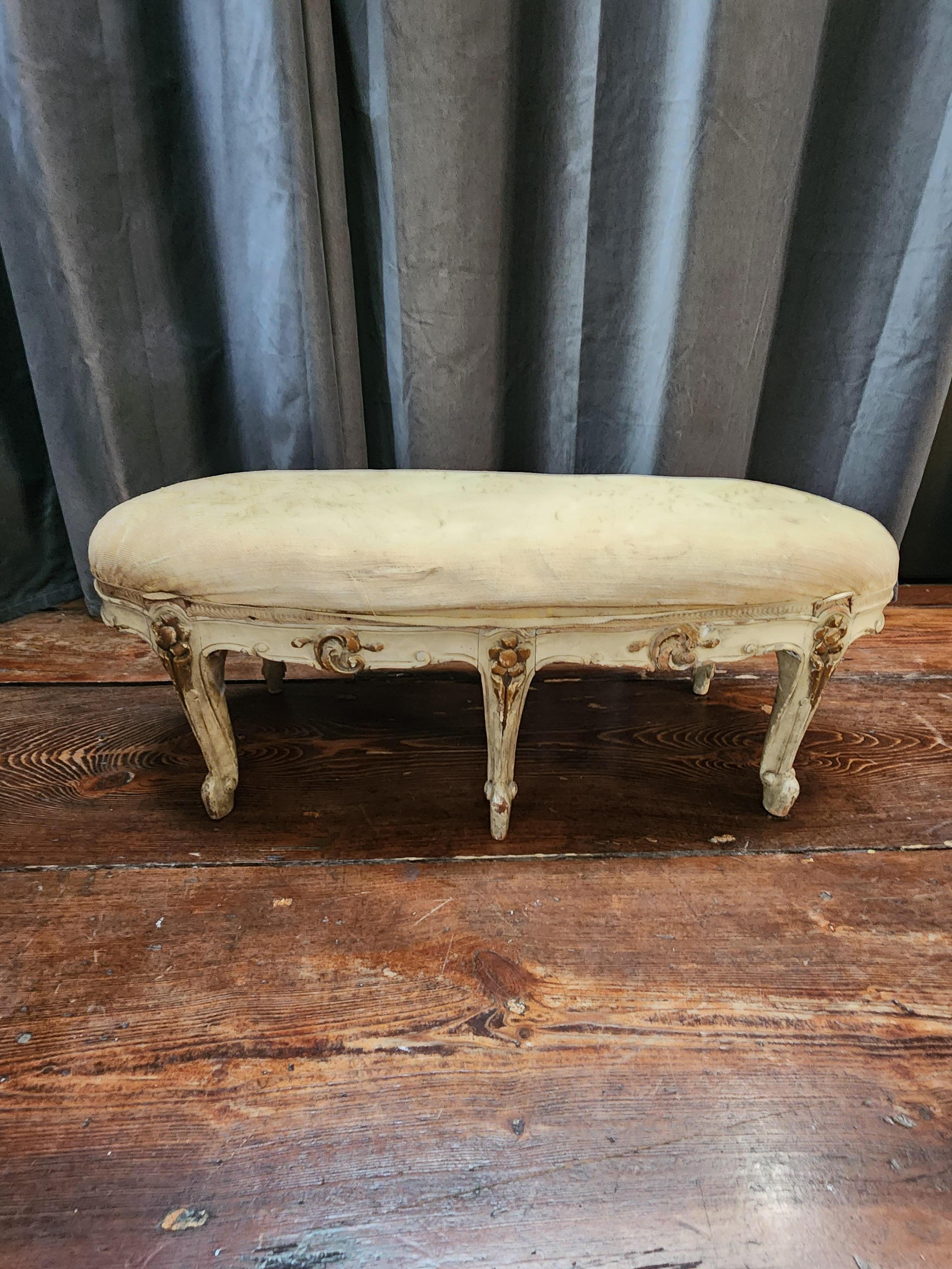 French Foot Stool 19th Century  For Sale 3
