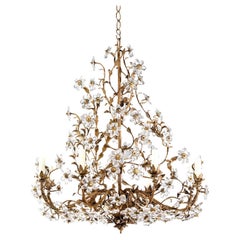 Lustre français rococo rustique