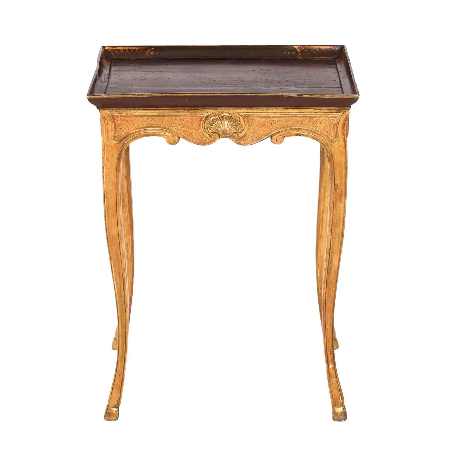 French Rococo Style 18th Century Side Table