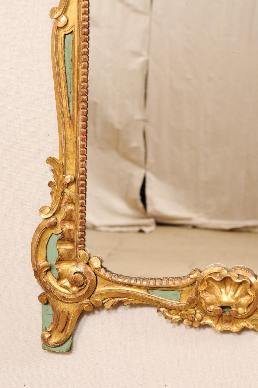 20th Century French Rococo Style Carved and Gilt Mirror, Early 20th C. For Sale
