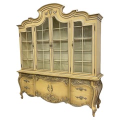 Retro French Rococo Style China Cabinet by Romweber