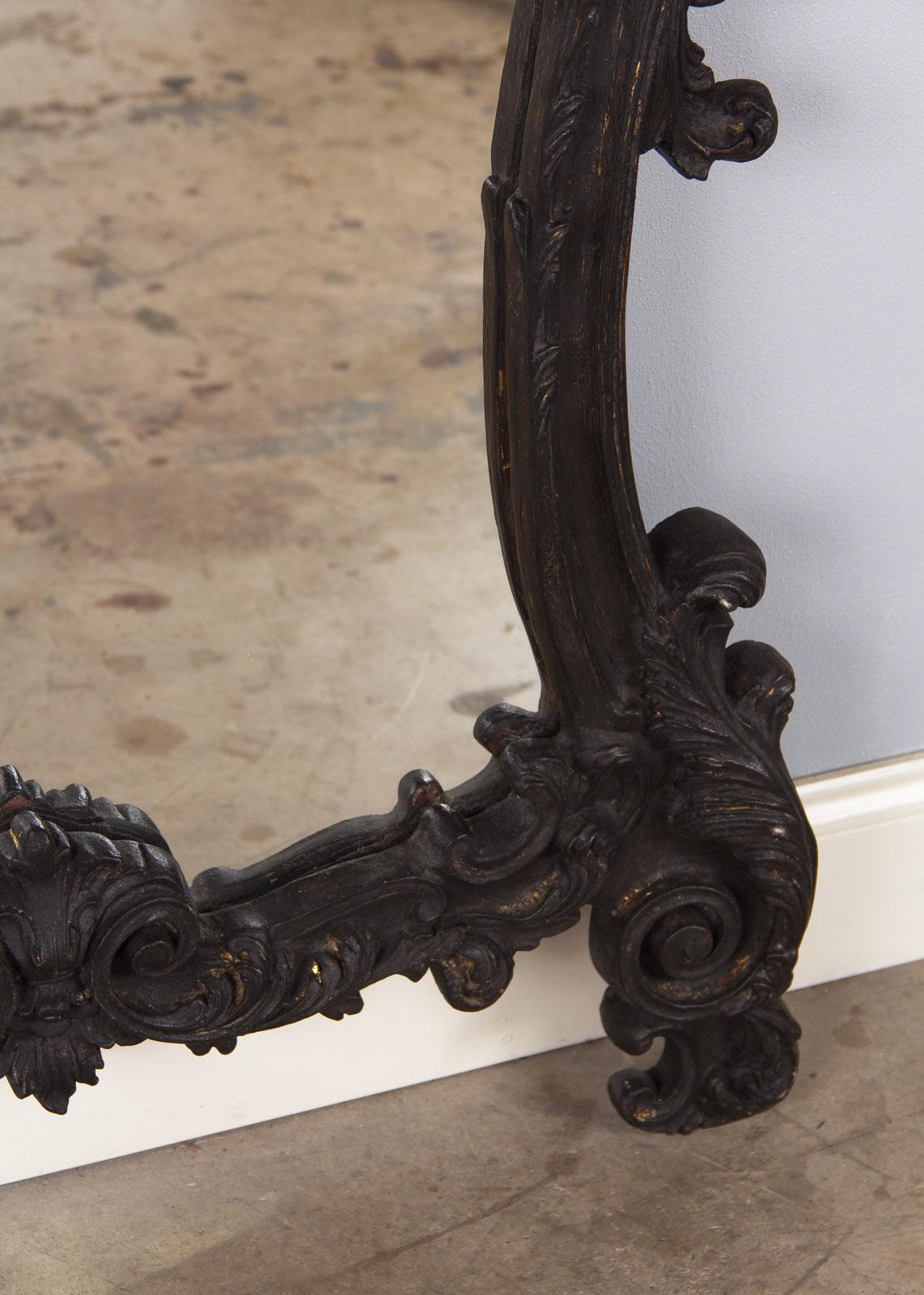 French Rococo Style Full Length Trumeau Mirror, 1920s 9