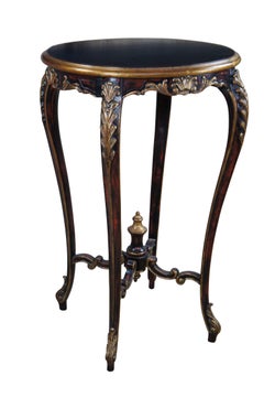 French Rococo Style Tall Guéridon Pedestal Table Plant Sculpture Stand 44"