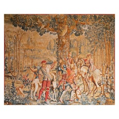 Antique French Rococo Wall-Hanging Inspired by Charles Le Brun