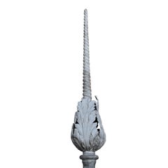 French Roof Top Finial Epoque Napoleon III in Zinc