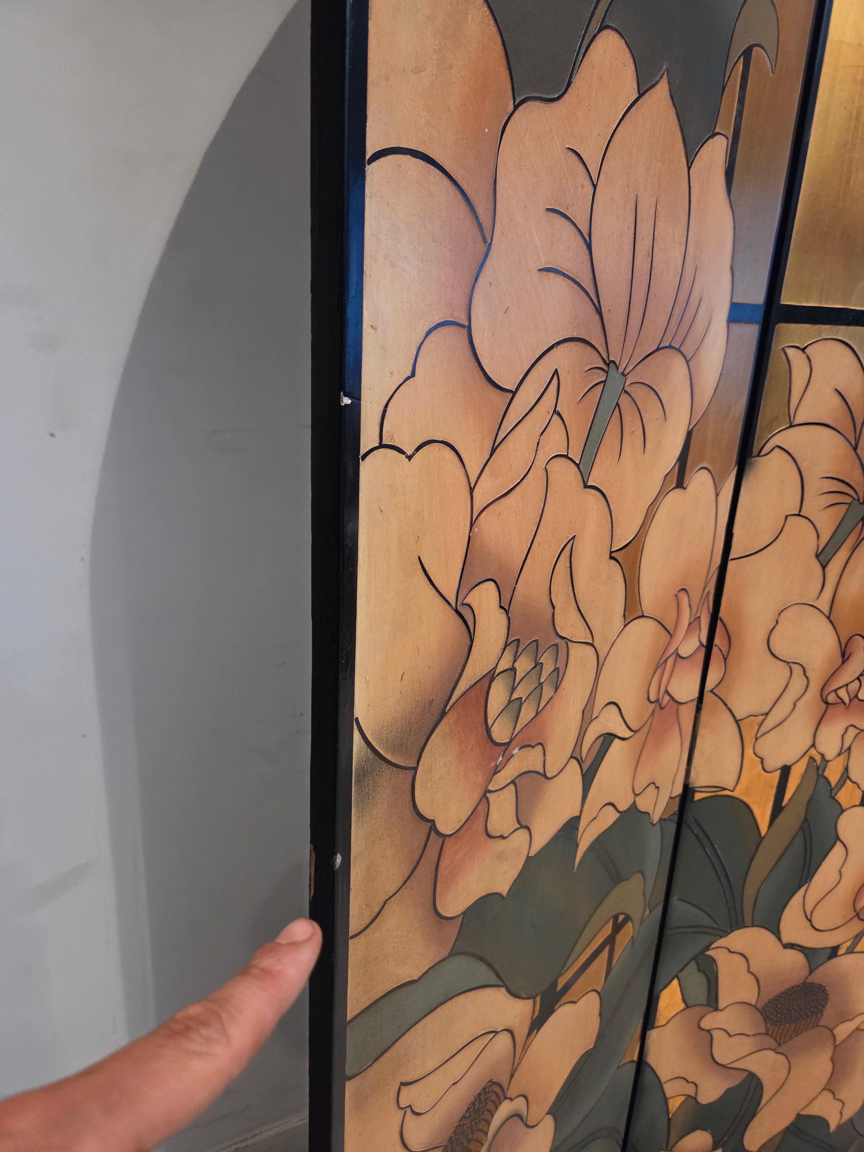 Plywood French Room Divider from Fournier Decoration, Paris For Sale