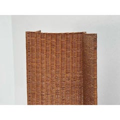 French Roomdivider / Paravent in Wicker, 1960's