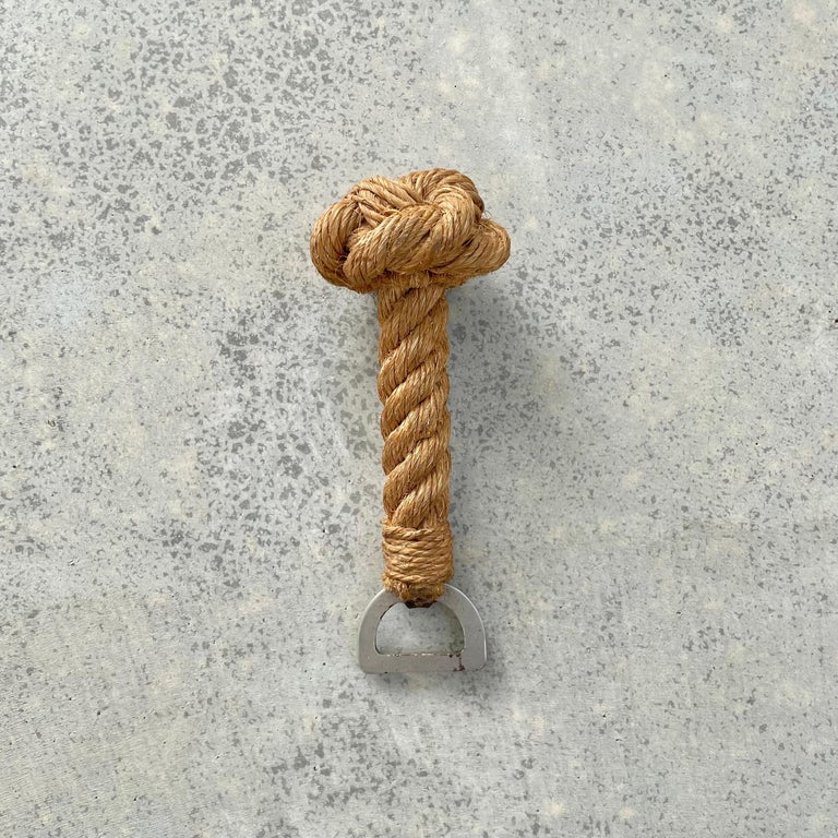 French Rope Bottle Opener by Audoux Minet For Sale at 1stDibs