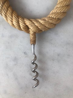 Mid-Century French Rope Corkscrew Adrien Audoux & Frida Minet