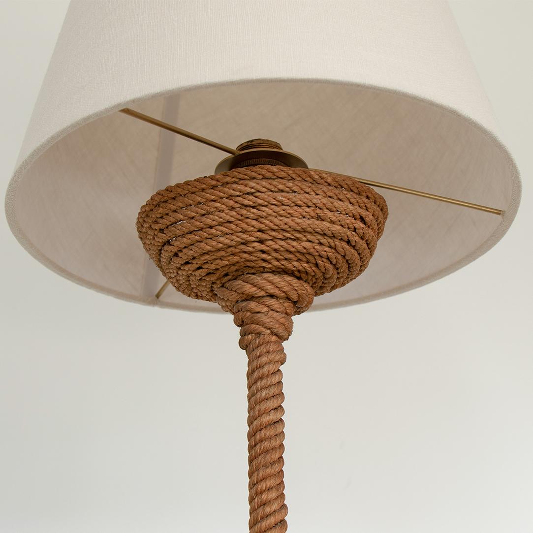 French Rope Floor Lamp by Audoux-Minet 2