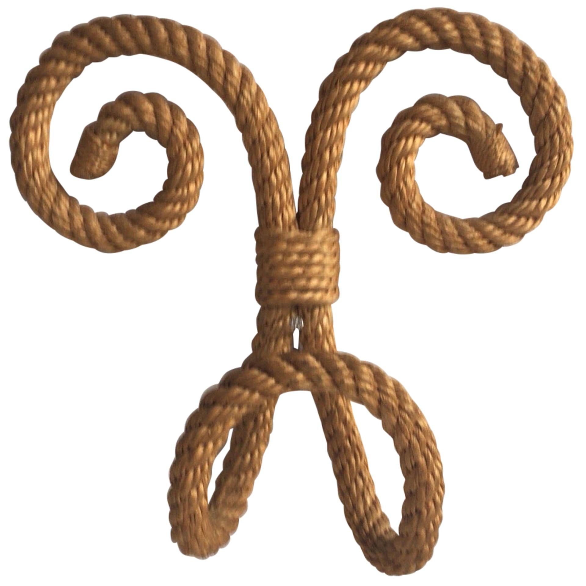 French Rope Hook Coat Audoux Minet, circa 1960