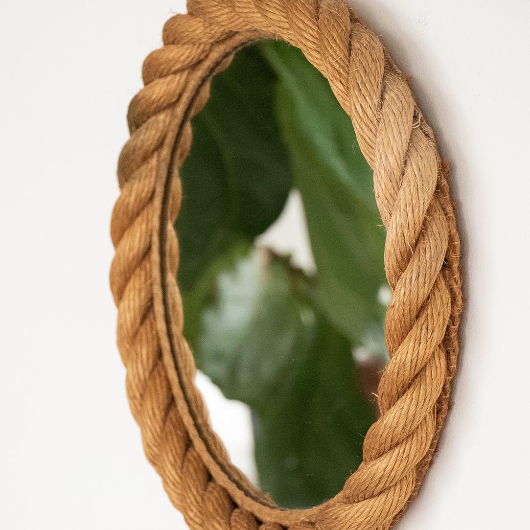 French Rope Mirror by Audoux-Minet  2