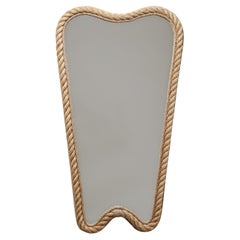French Rope Mirror in the Style of Audoux & Minet