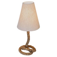 Lampada da tavolo a corda francese in stile Audoux Minet