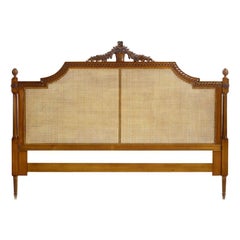 Vintage French Rosaire Headboard, 20th Century