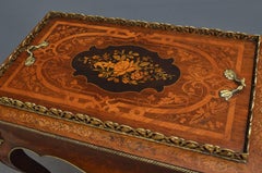 French Rosewood and Inlaid Jardinière Plant Stand