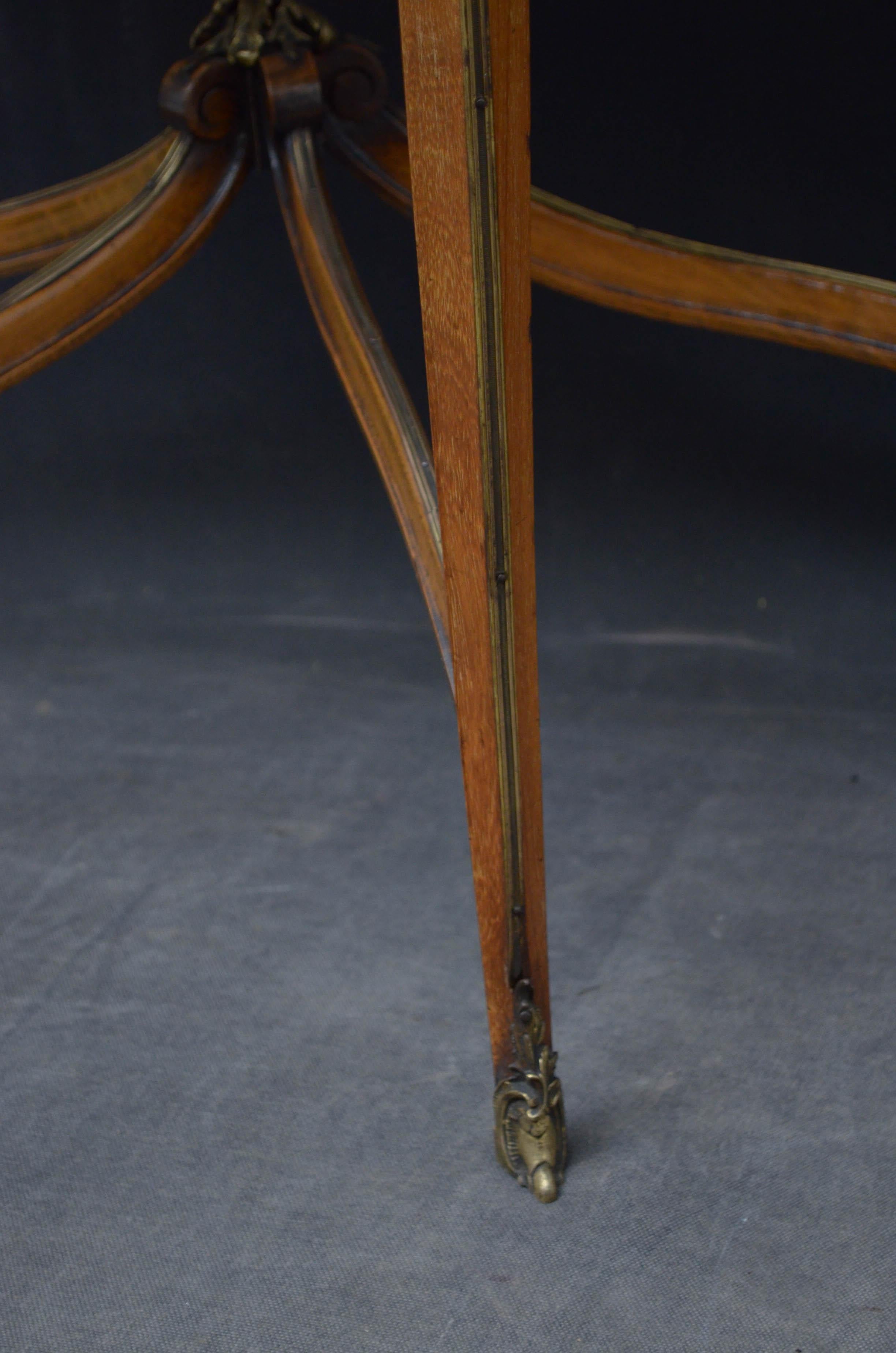 French Rosewood Card Table / Hall Table 6