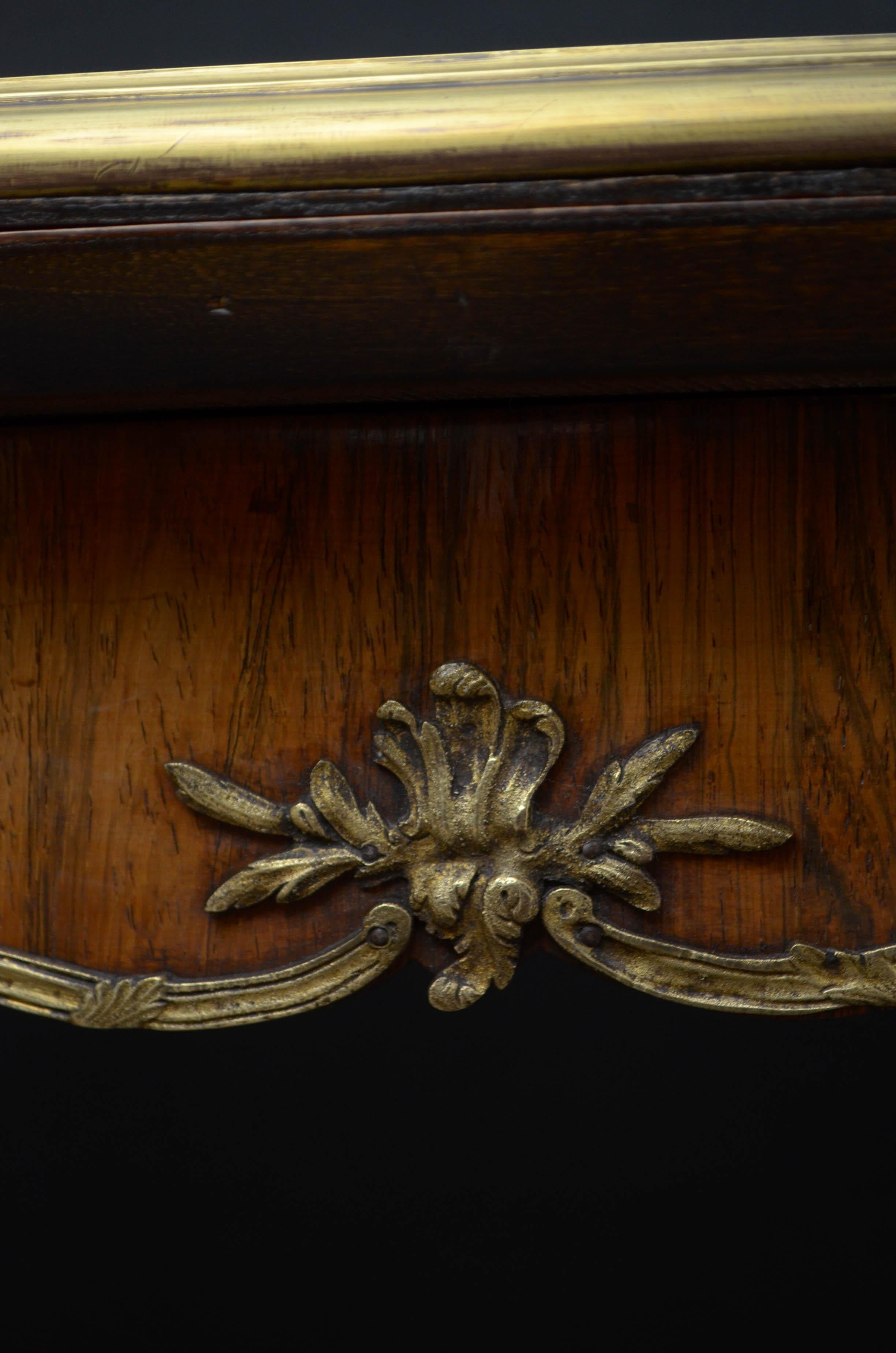 French Rosewood Card Table / Hall Table 3
