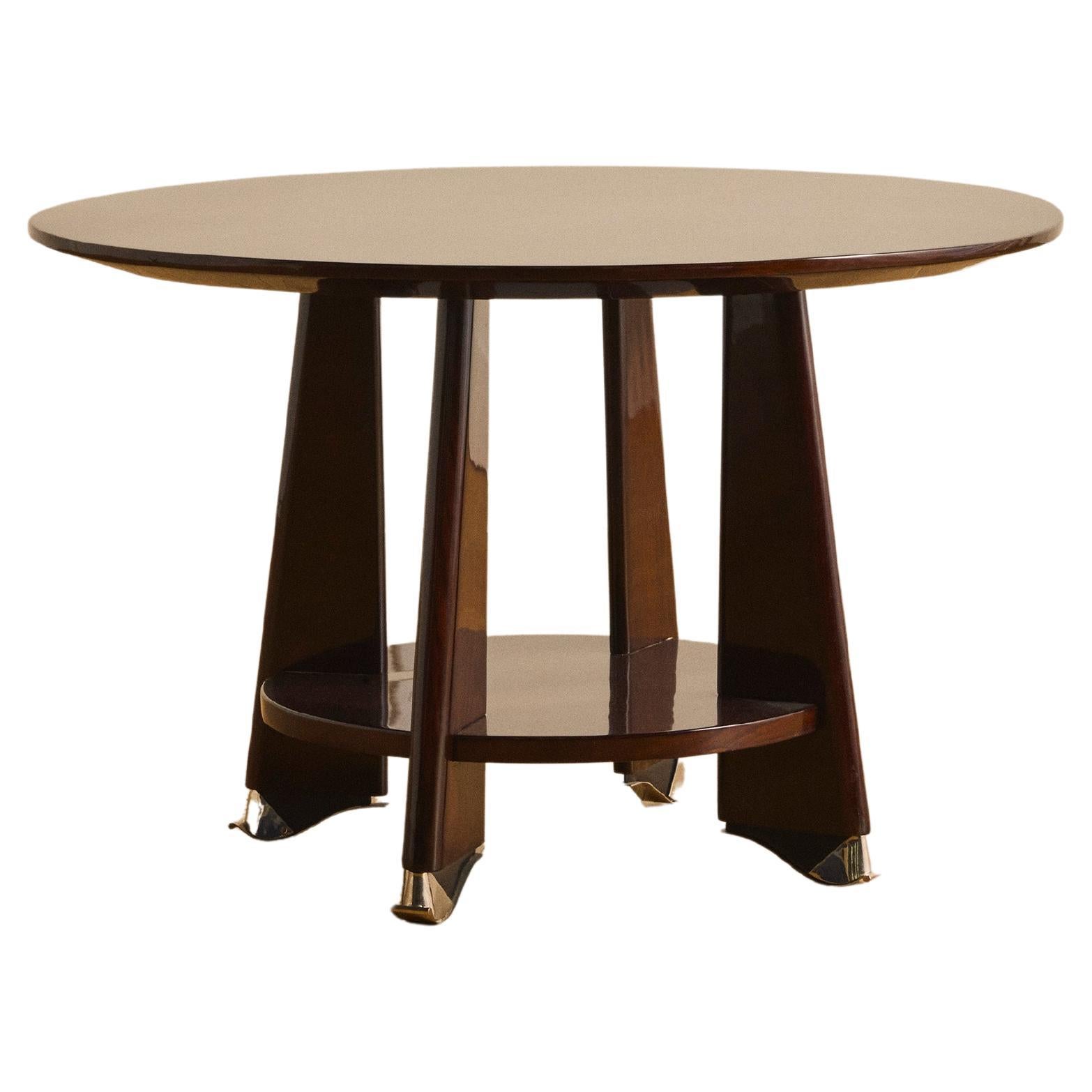 French Rosewood Occasional Table Attr. To Alfred Porteneuve For Sale