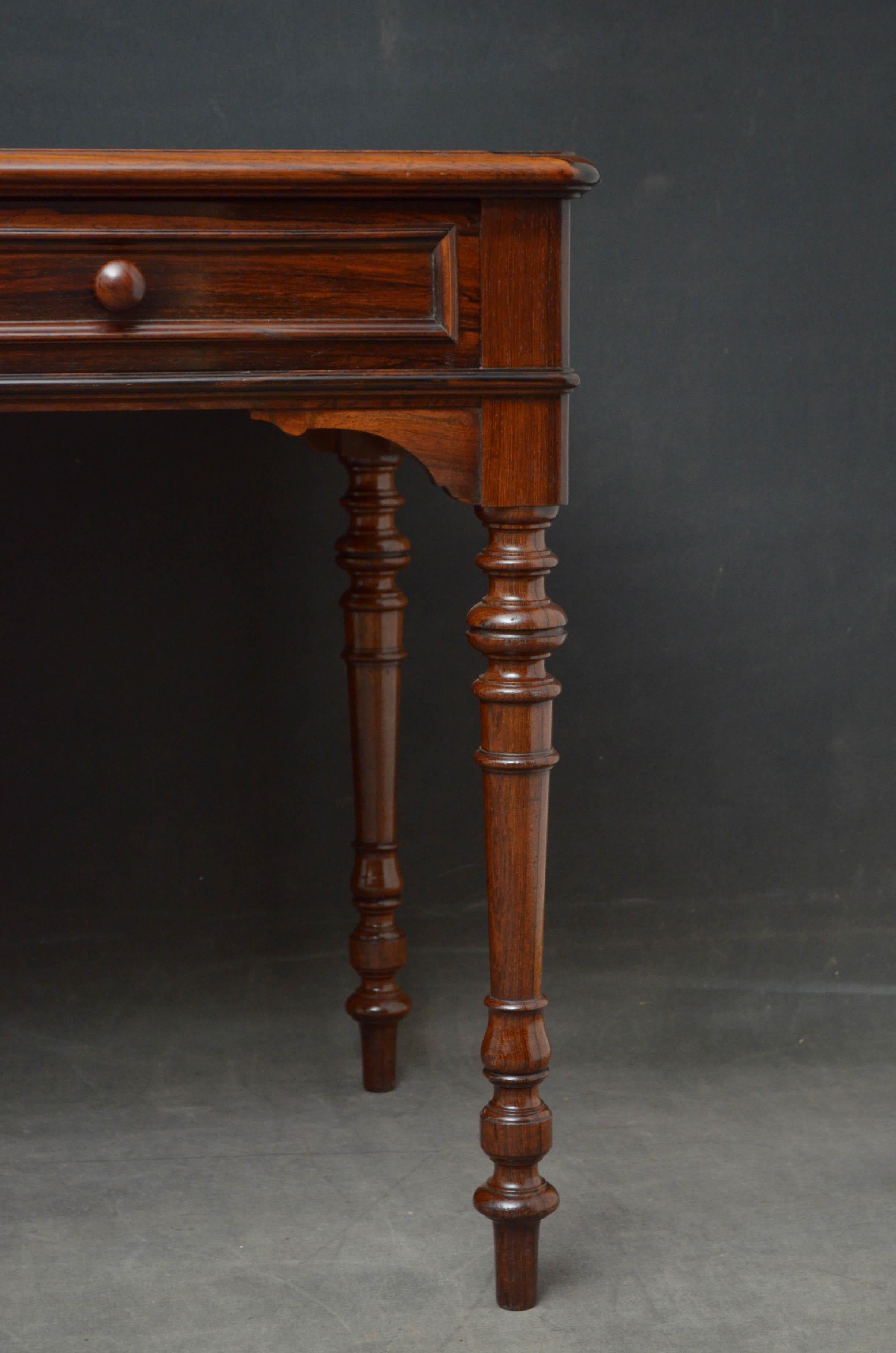 French Rosewood Writing Table 2