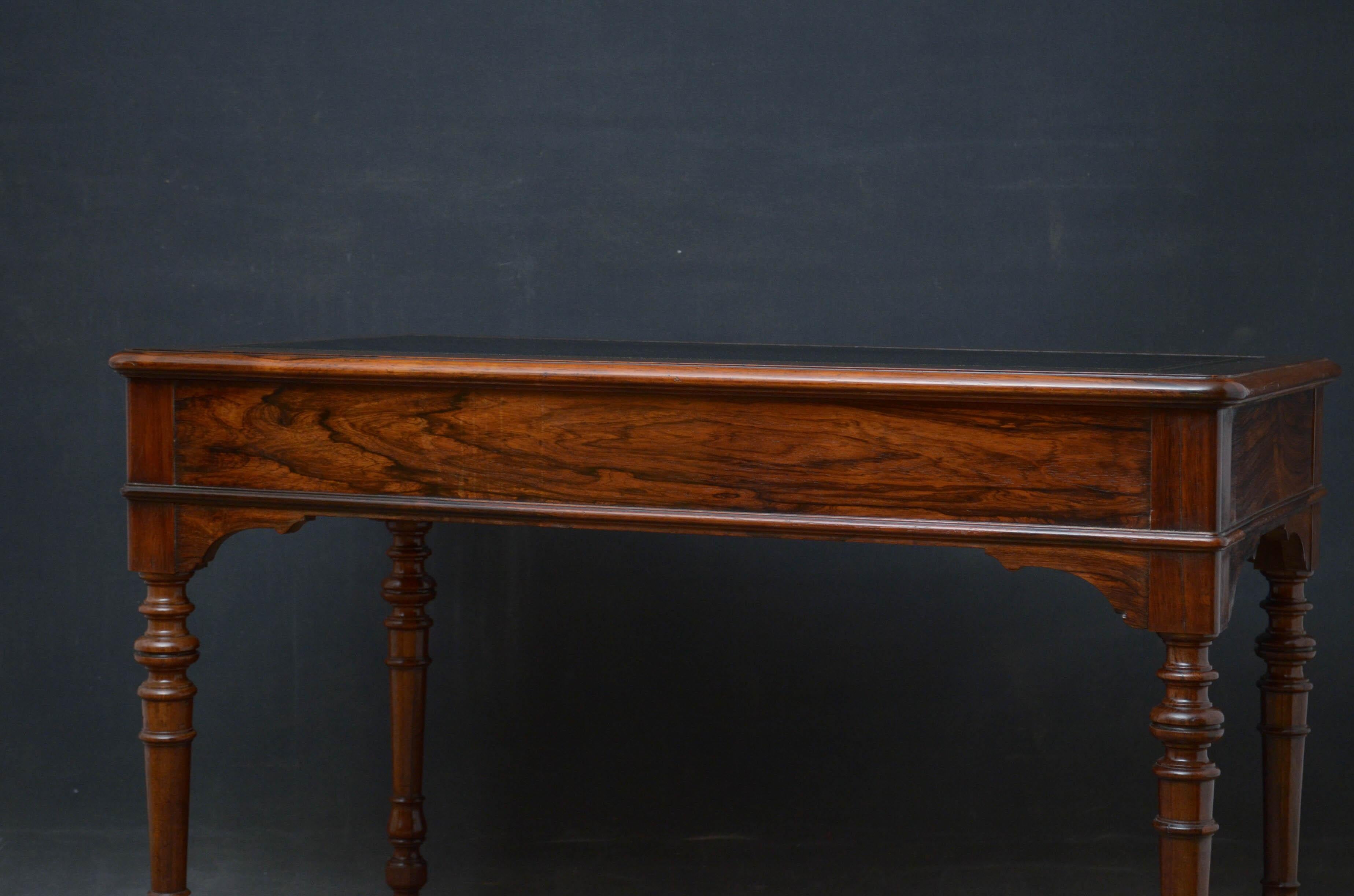 French Rosewood Writing Table 4