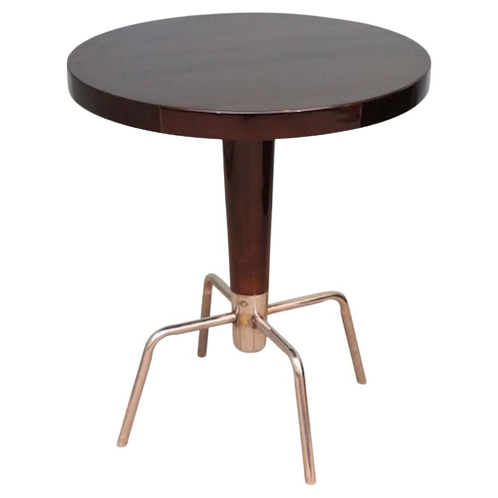  French Round Art Deco Side Table